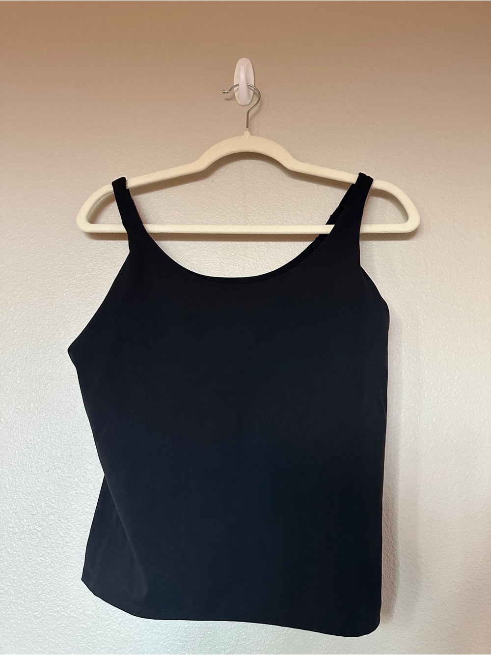 SPANX Black Scoop-Neck Tank